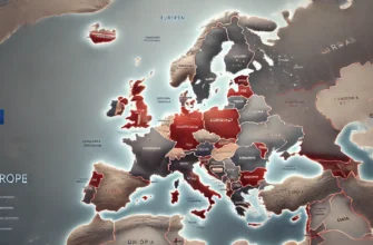 Карта Европы с указанием стран, где запрещено суррогатное материнство