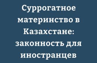 Суррогатное материнство в Казахстане: законные аспекты для иностранцев