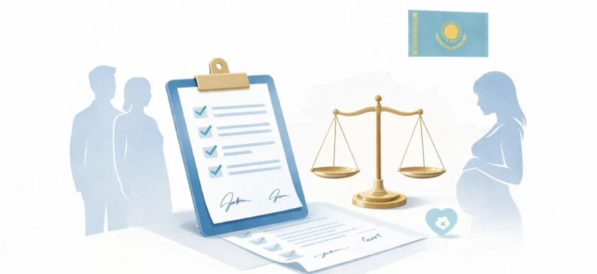 Чек-лист договора суррогатного материнства в Казахстане — документы сторон и обязательные условия