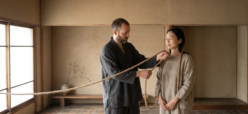 Философия шибари — эстетика линий верёвки, доверие и осознанный контроль в телесной практике