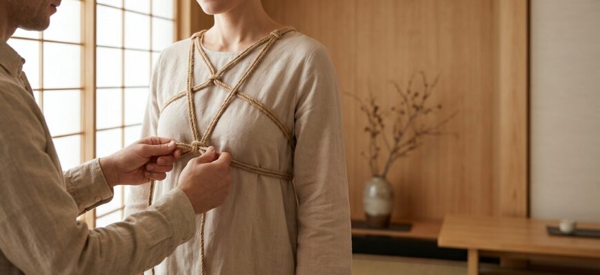 Шибари — эстетическое японское искусство связывания с акцентом на безопасность и доверие