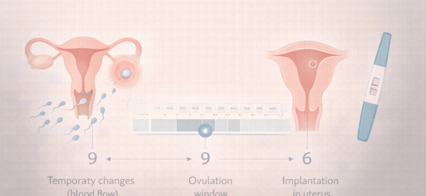 Признаки беременности и вероятность после секса — схема цикла и тест на беременность