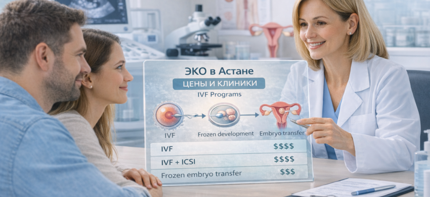 ЭКО в Астане — цены программ, клиники и как проходит процедура ЭКО