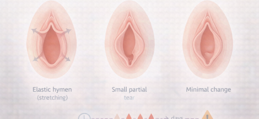 Девственная плева после первого раза: анатомия, боль и заживление объяснение