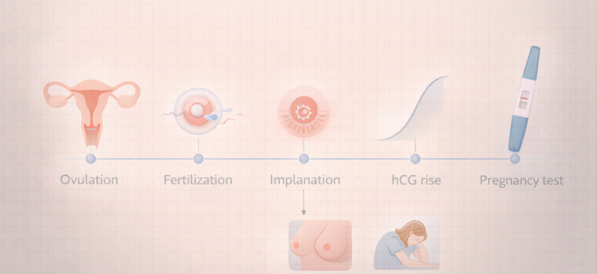 Ранние признаки беременности до задержки: симптомы и тест по срокам