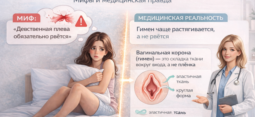 рвется ли девственная плева при первом сексе анатомия вагинальной короны и гимена